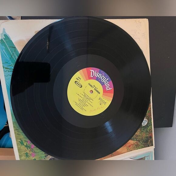 VINTAGE DISNEYS FAMILY REUNION LP 12” SOUNDTRACK W SING ALONG BOOK VINYL RECORD - Picture 6 of 7